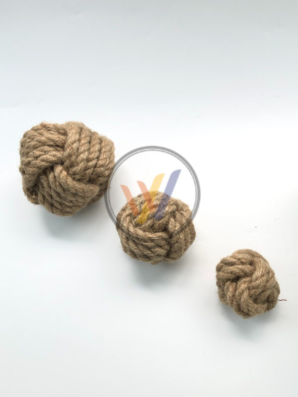 Hemp ball pet toy