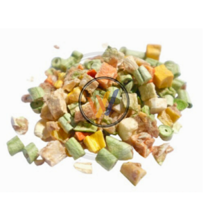 FREEZE-DRIED VEGETABLES WITH FISH