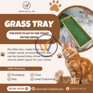 The Rubber Grass Mat (Tray Grass) is the ideal choice for Brand Owners